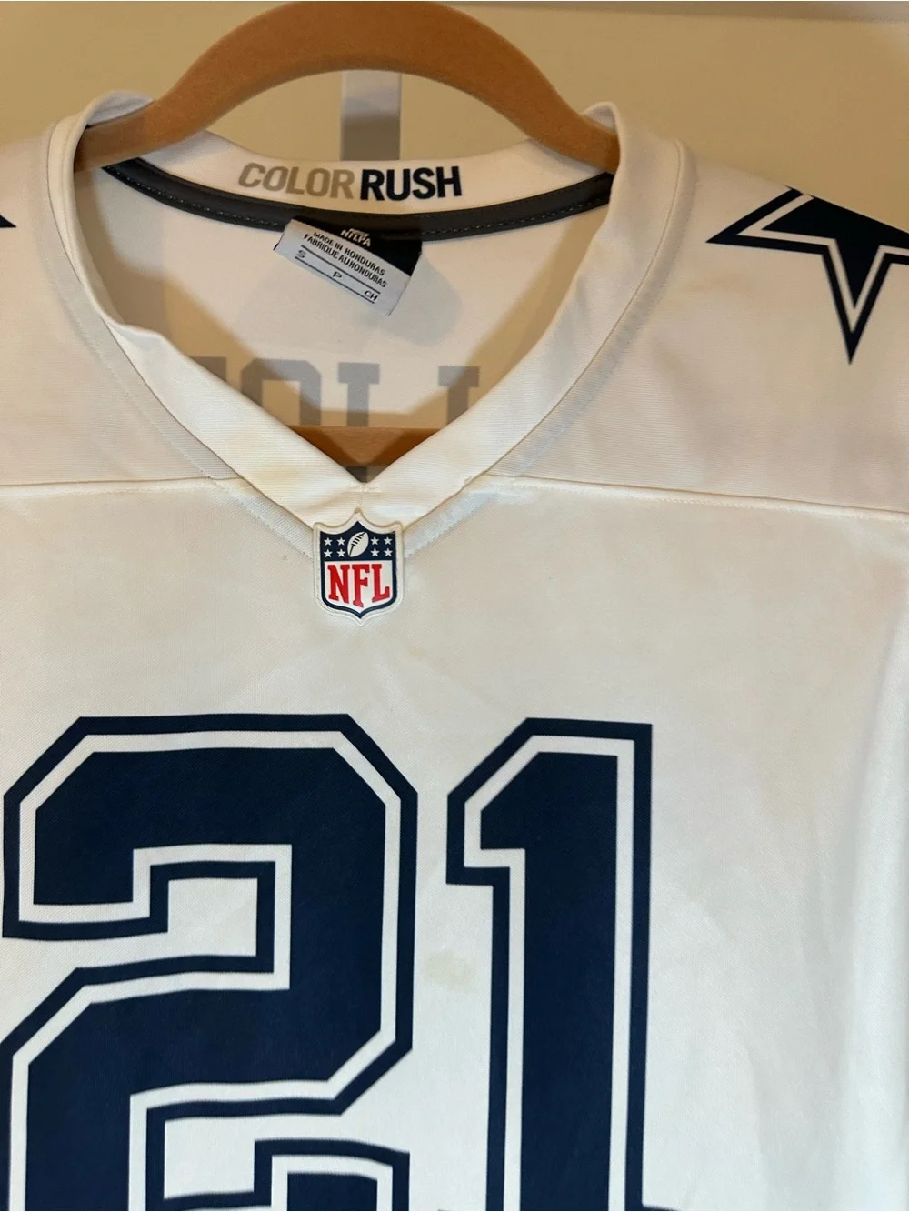 Dallas Cowboys Ezekiel Elliot White Small NFL Football Jersey Onfield Apparel S